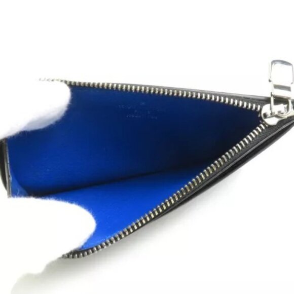 Auth LOUIS VUITTON Monogram Eclipse Coin Card Holder Coin Purse authentic - Picture 14 of 15